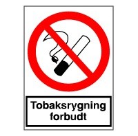 Rygning Forbudt (Plast)