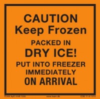 CAUTION KEEP FROZEN