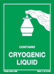 CONTAINS CRYOGENIC LIQUID