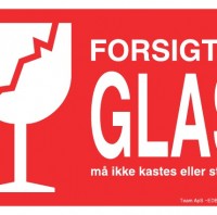 FORSIGTIG GLAS