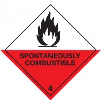 Spontaneously combustible