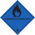 Dangerous when wet