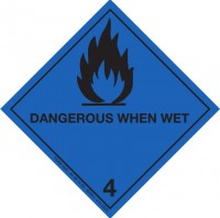 Dangerous when wet