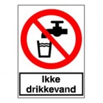 Ikke drikkevand (Plast)