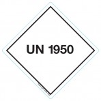 UN etiket med nummer